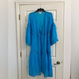 Elan Blue Women's Swim Coverup
